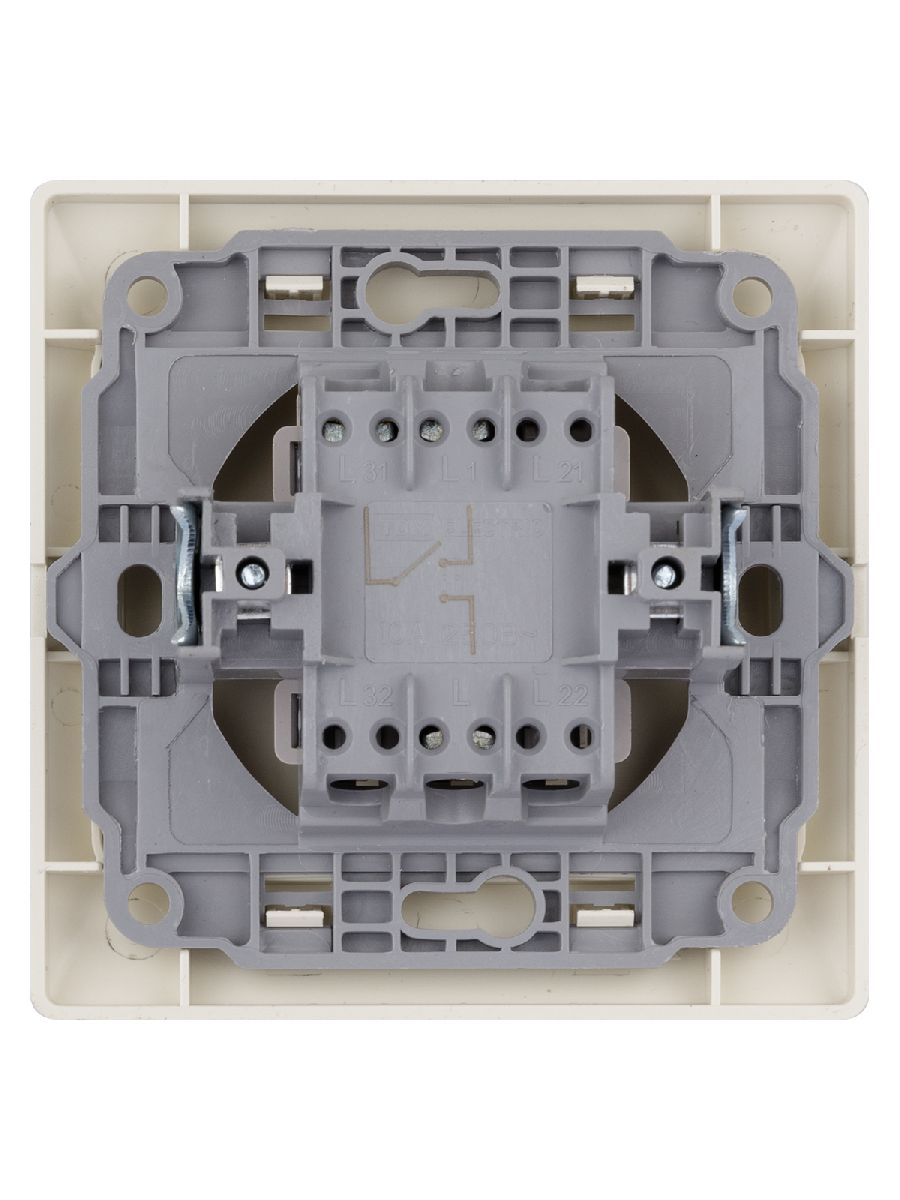 Выключатель одноклавишный на 2 направления Ильмень TDM Electric SQ1823-0105