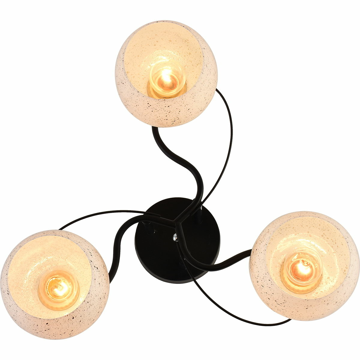 Потолочная люстра Reluce 01311-0.3-03 BK+CR