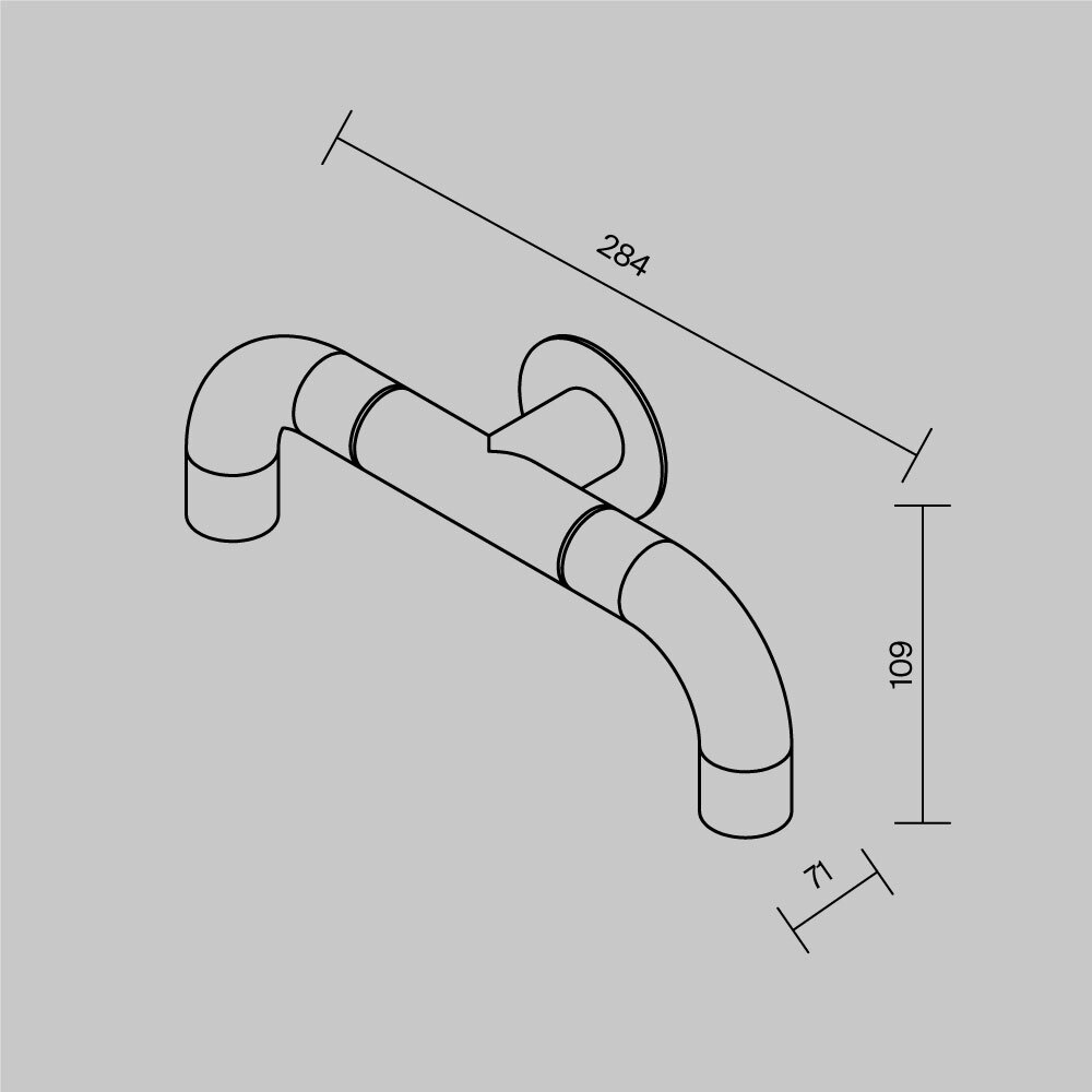 Фасадный светильник Maytoni Sleek O477WL-L4GF3K