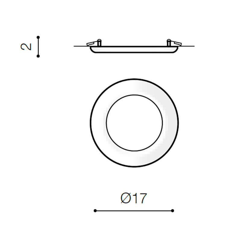 Встраиваемый светильник Azzardo Linda 17 AZ2243