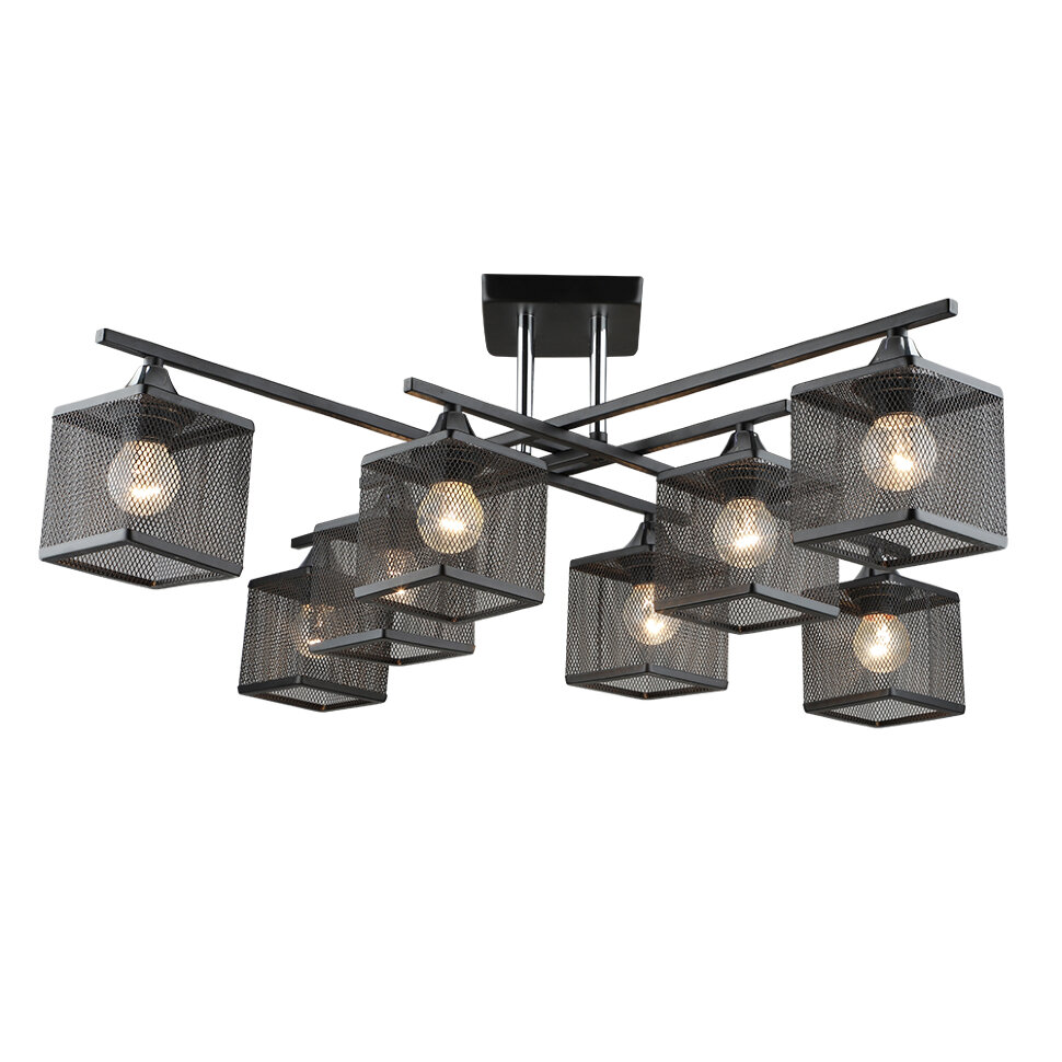 Потолочная люстра Wedo Light Sildzh WD3638/8C-BK-CR-BK