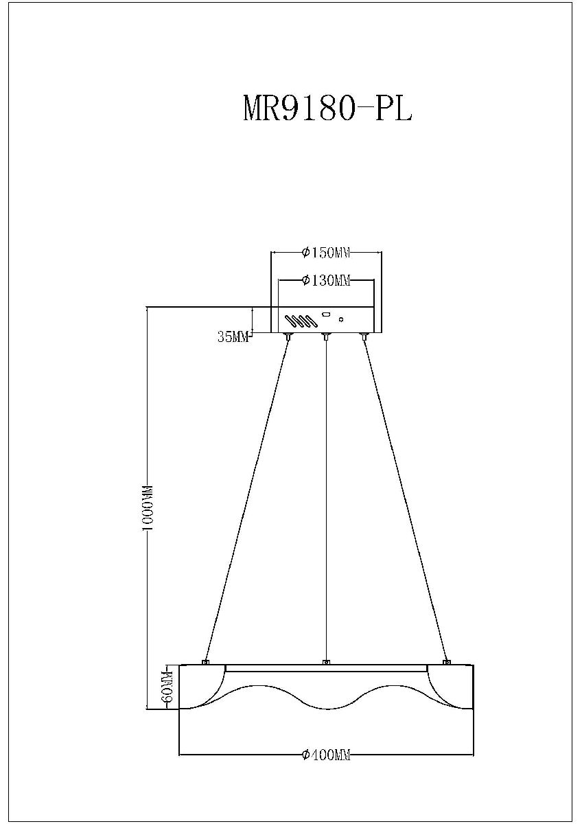 Подвесной светильник Myfar Diona MR9180-PL