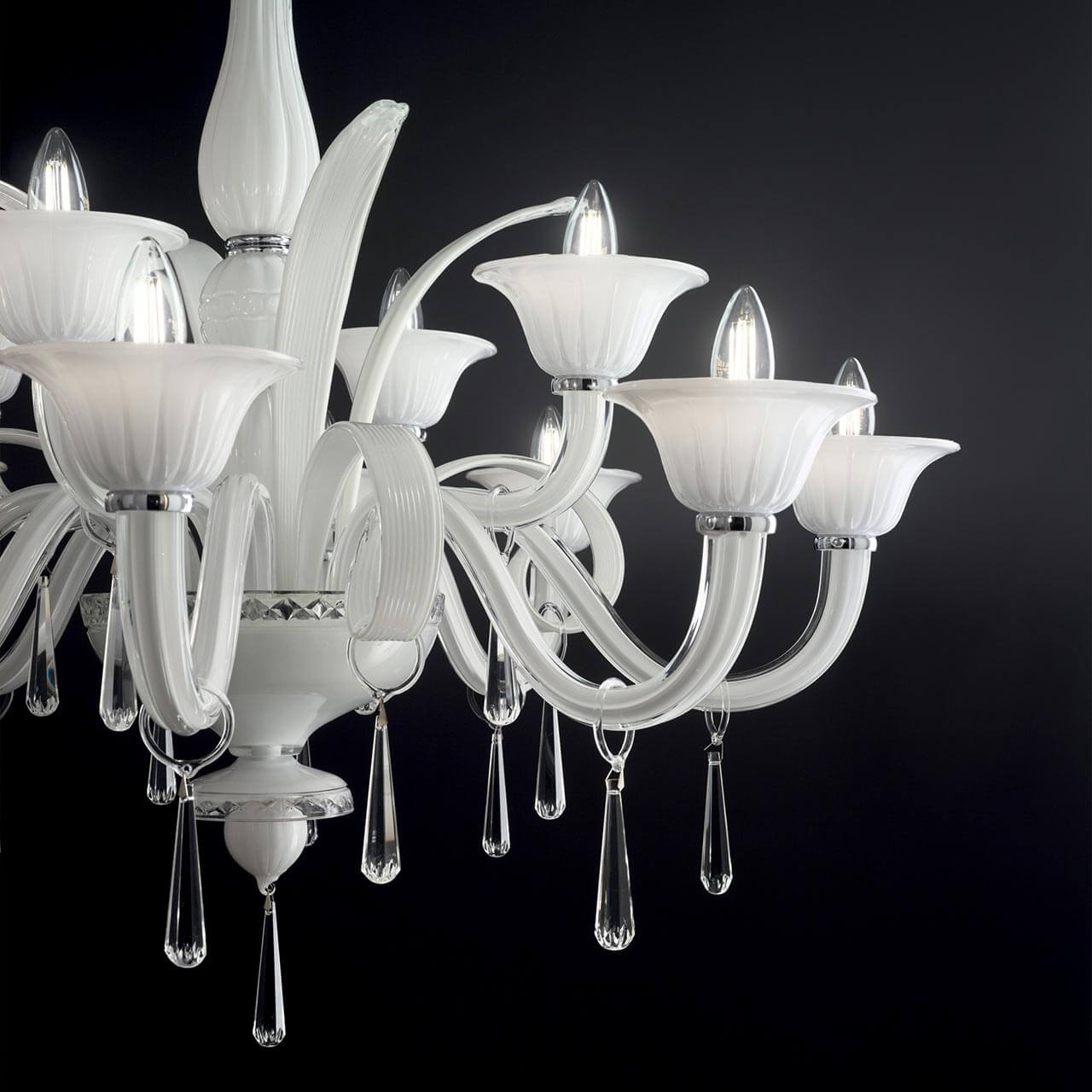 Подвесная люстра Ideal Lux Renoir SP12 Bianco 197791