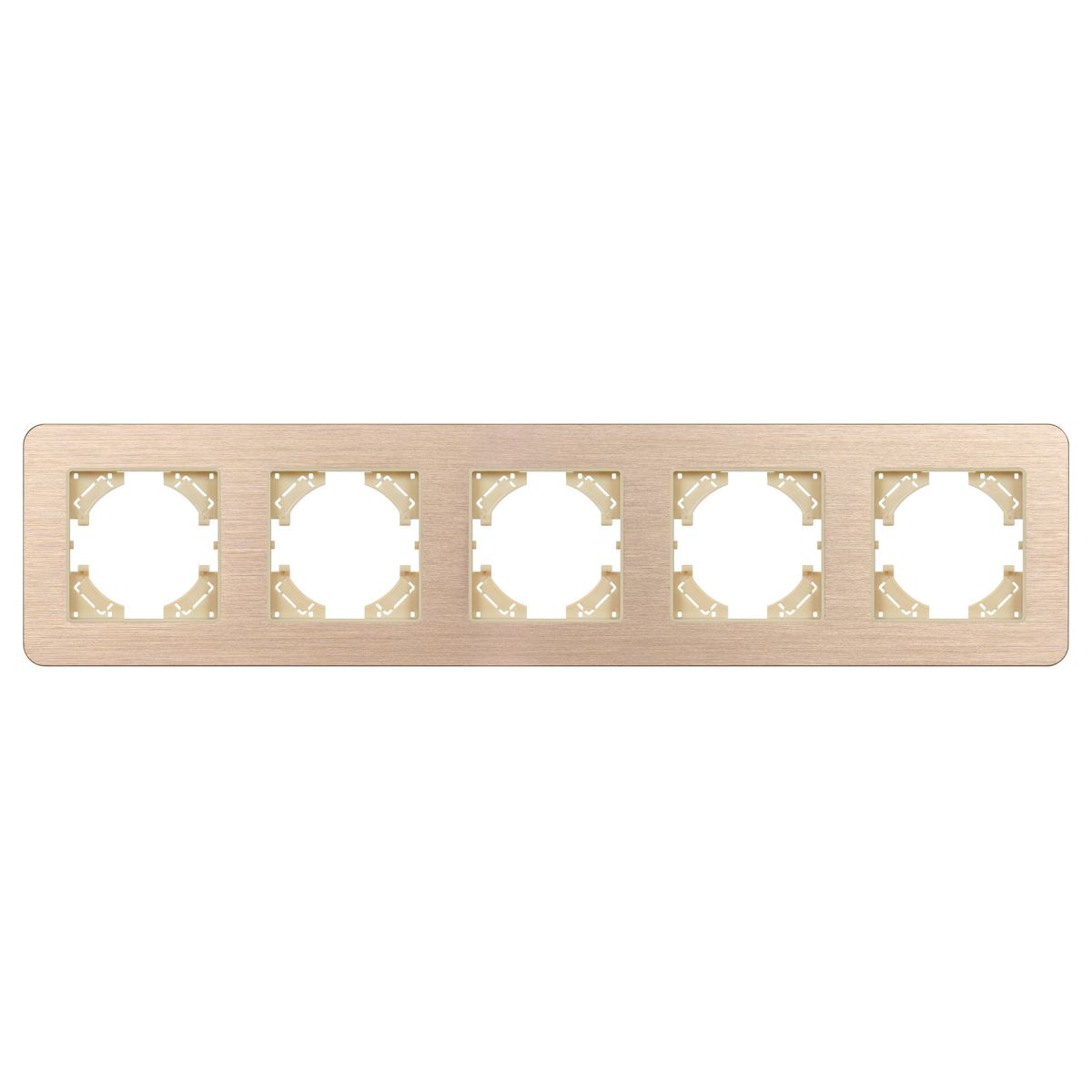 Рамка на 5 постов алюминиевая Arlight FRM-AKIRY-AL-5-GD 049736