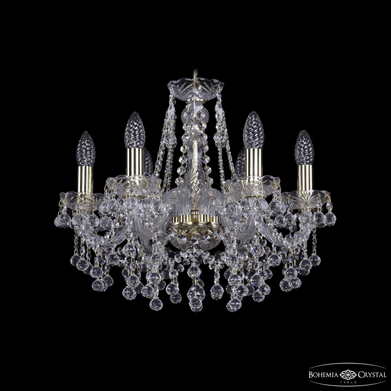 Подвесная люстра Bohemia Ivele Crystal 1409/6/160 G