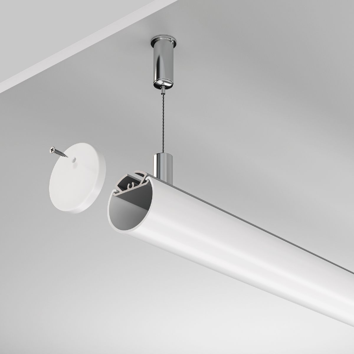 Алюминиевый профиль Maytoni Led strip ALM-D30-S-2M