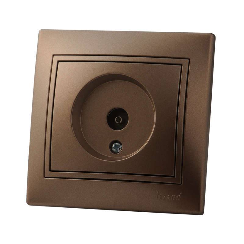 Розетка ТВ проходная Lezard Mira 701-3131-129