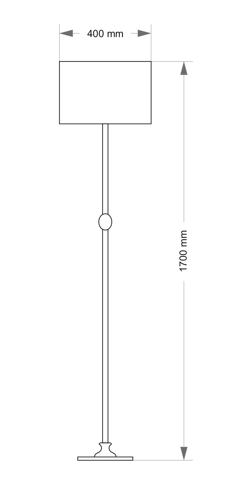 Торшер Kutek Tivoli TIV-LS-1(N)