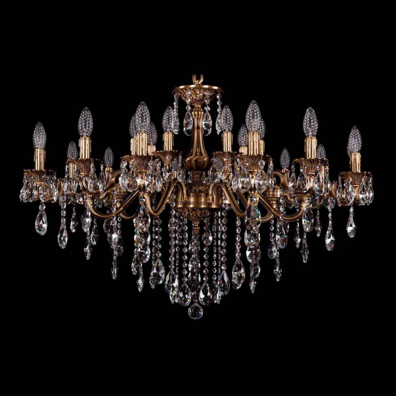 Подвесная люстра Bohemia Ivele 1703/21/225+125/B/FP