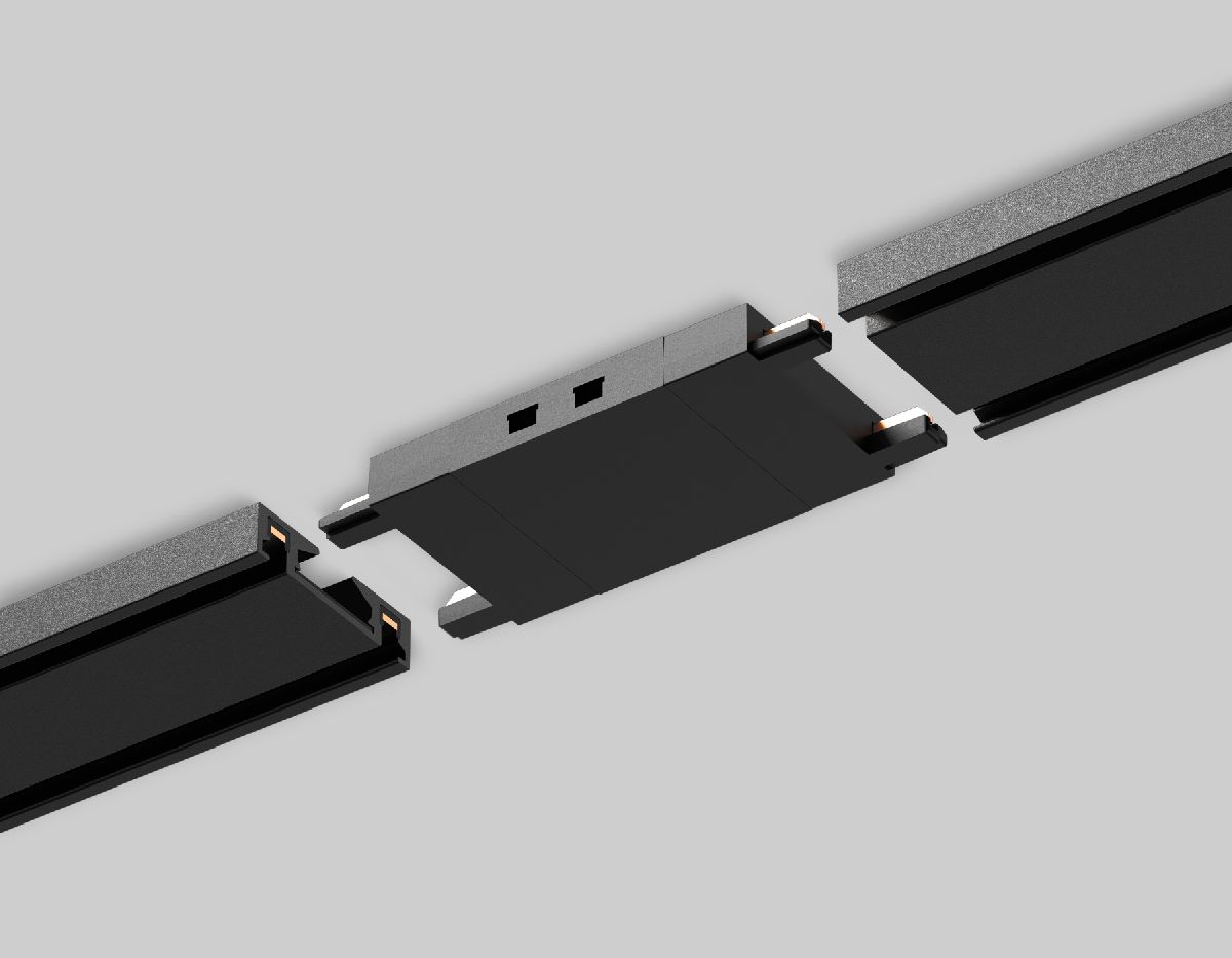 Коннектор прямой для шинопровода Ambrella Light Magnetic Ultra Slim Track System GV1109