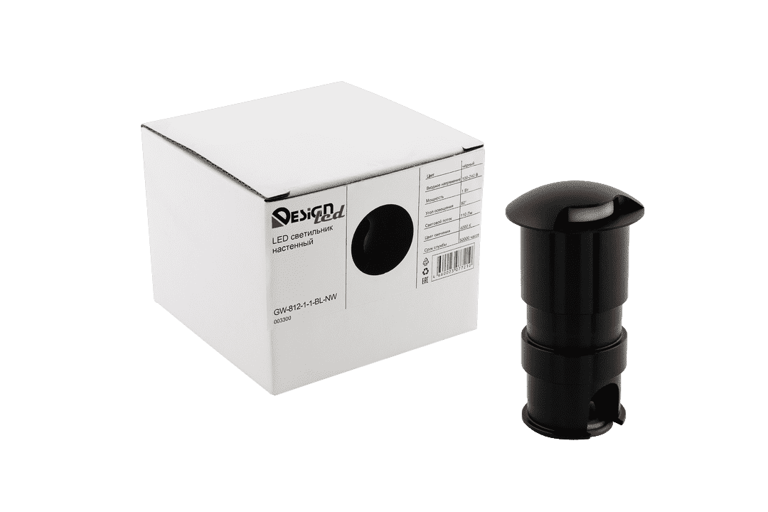 Подсветка ступеней лестницы DesignLed GW-812-1-1-BL-NW 003300