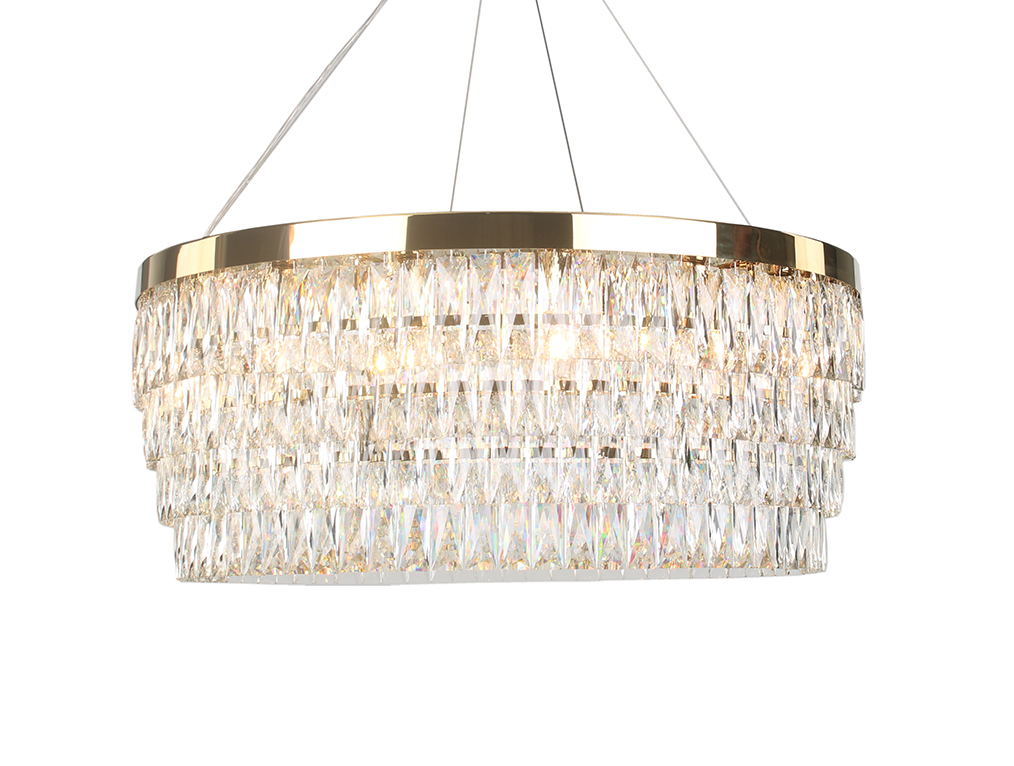 Подвесная люстра Newport 10120+15/S gold М0067000