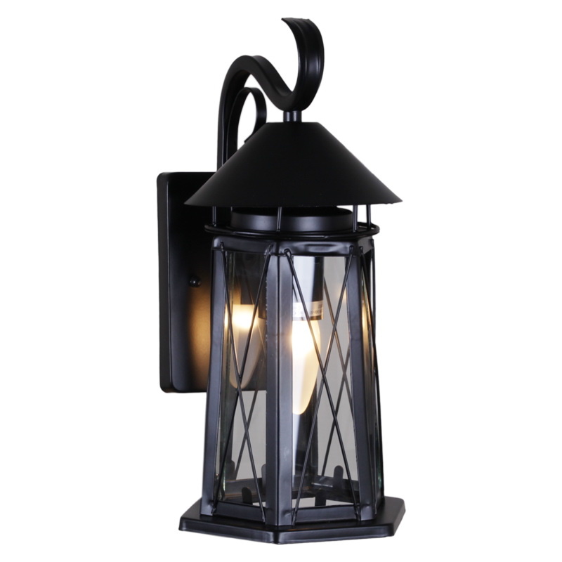 Уличный настенный светильник Reluce 08286-9.2-001U BK