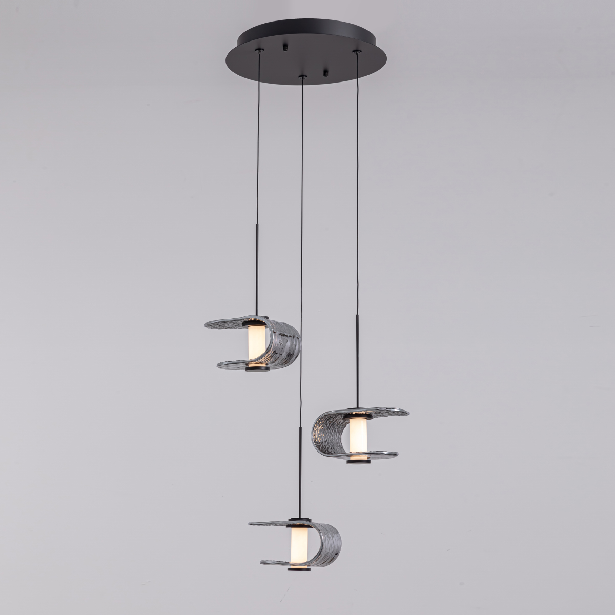 Подвесной светильник Delight Collection MD24020901-3A black/smoky