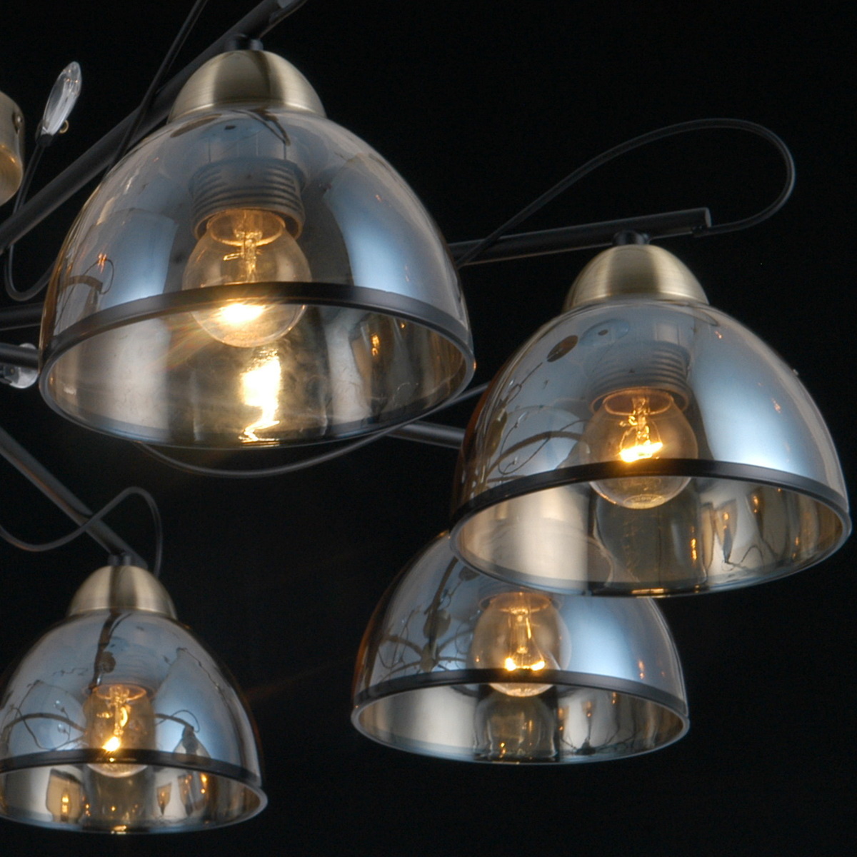 Потолочная люстра Illumico IL0251-8CSQ-79 BK AB