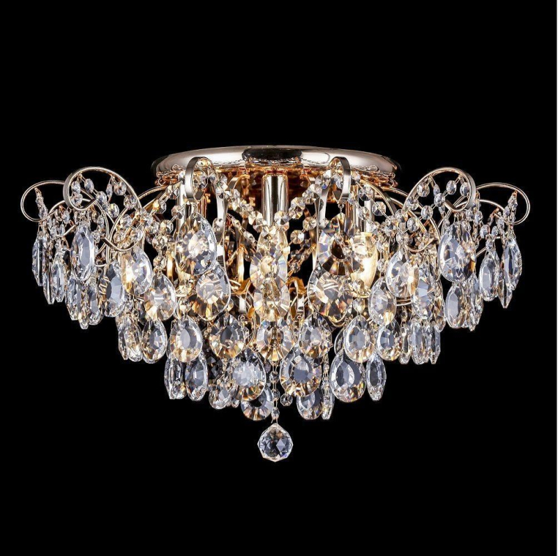 Потолочная люстра Crystal Lux Contessa PL6 Gold