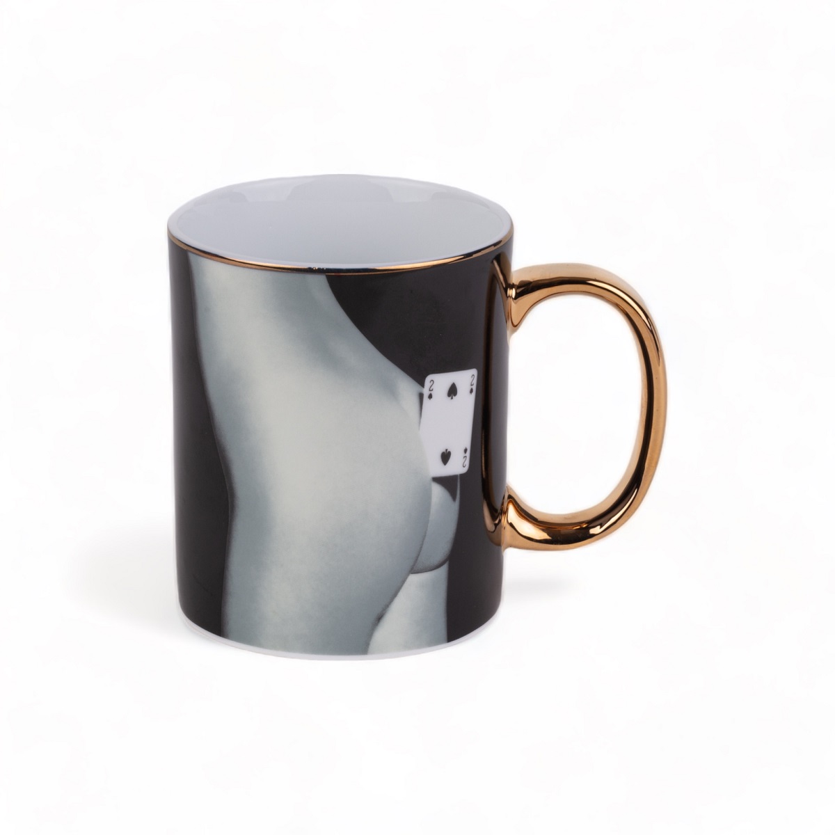 Кружка Seletti Two of Spades Toiletpaper Mug 17222