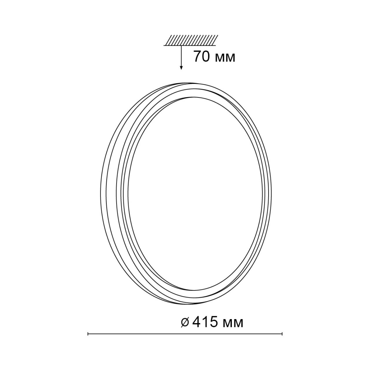 Настенно-потолочный светильник Sonex Klapa 3045/DL