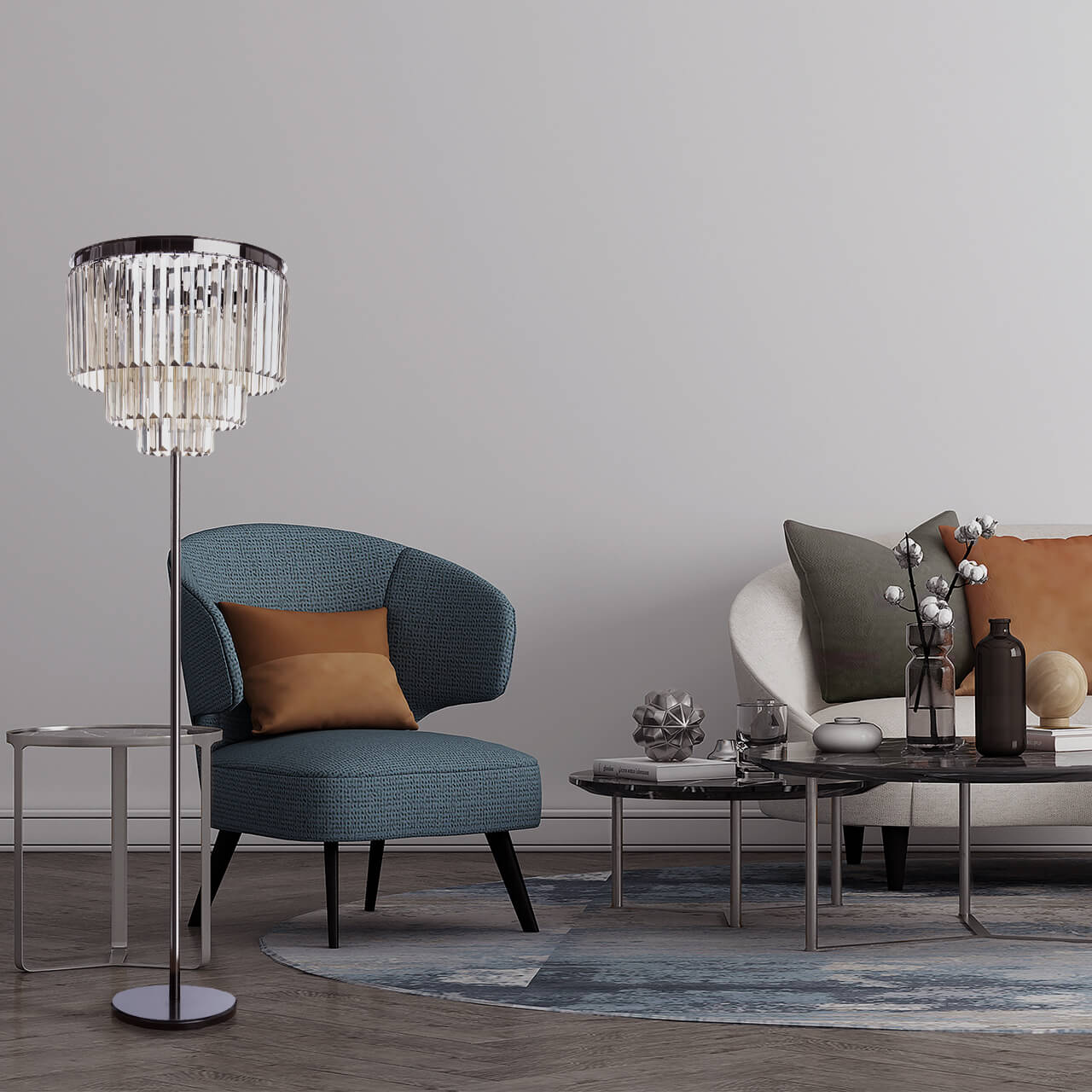 Торшер Divinare Nova Cognac 3002/06 PN-6 в Москве