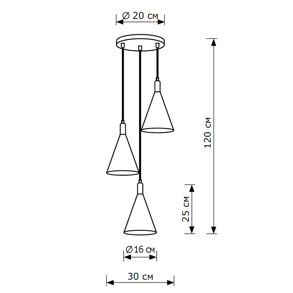Подвесной светильник LightHall Glaro LH012091