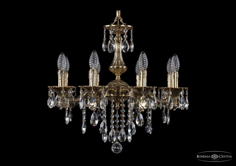 Подвесная люстра Bohemia Ivele Crystal 1710/8/160/B/GB