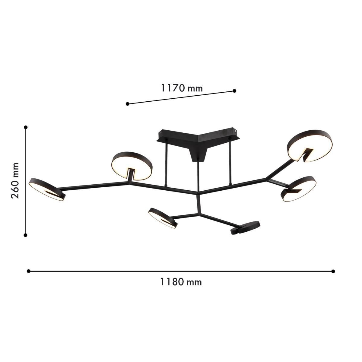 Потолочная люстра Favourite Paritet 4401-6C