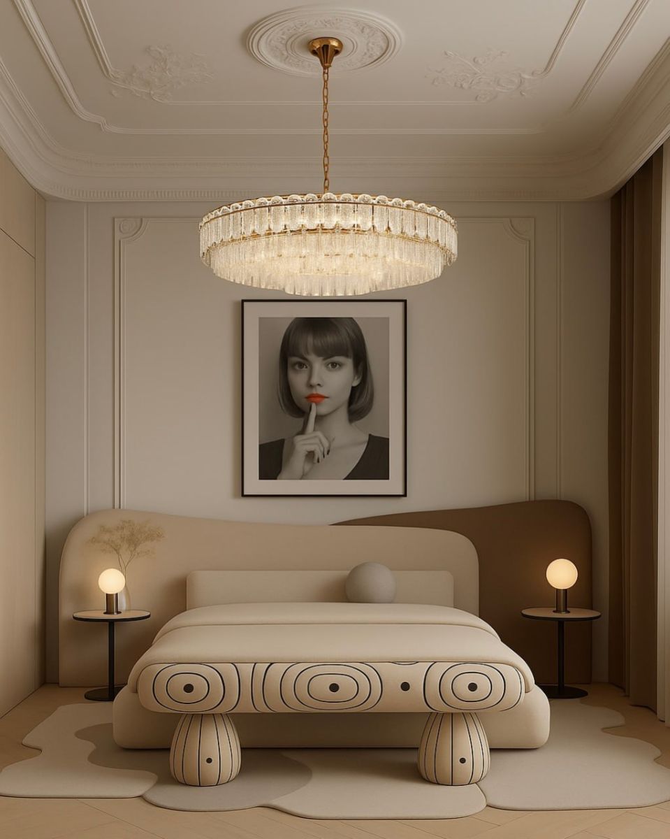 Подвесная люстра Modelux ML.7092.600 GD