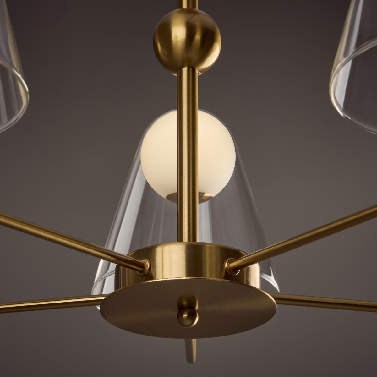 Люстра на штанге Freya Doublety FR5382PL-05BS