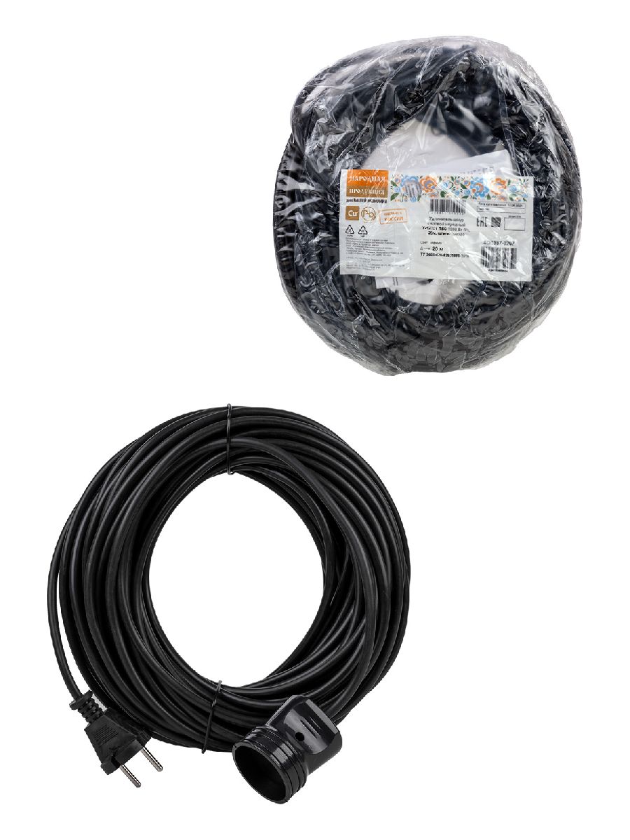 Удлинитель-шнур силовой TDM Electric SQ1307-0207