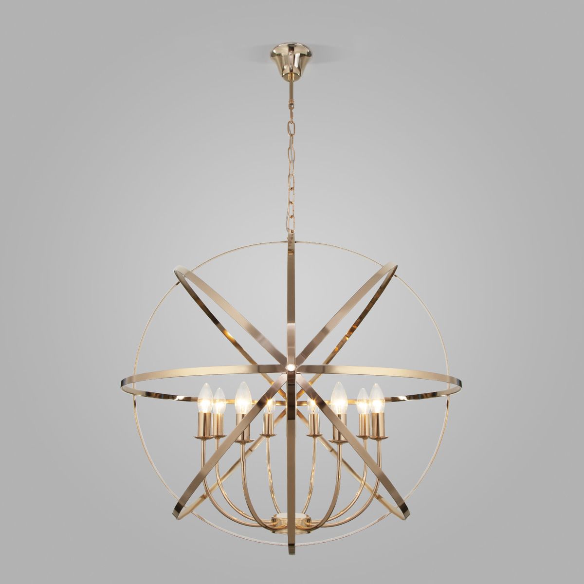 Подвесная люстра Eurosvet Santi 60139/8 золото