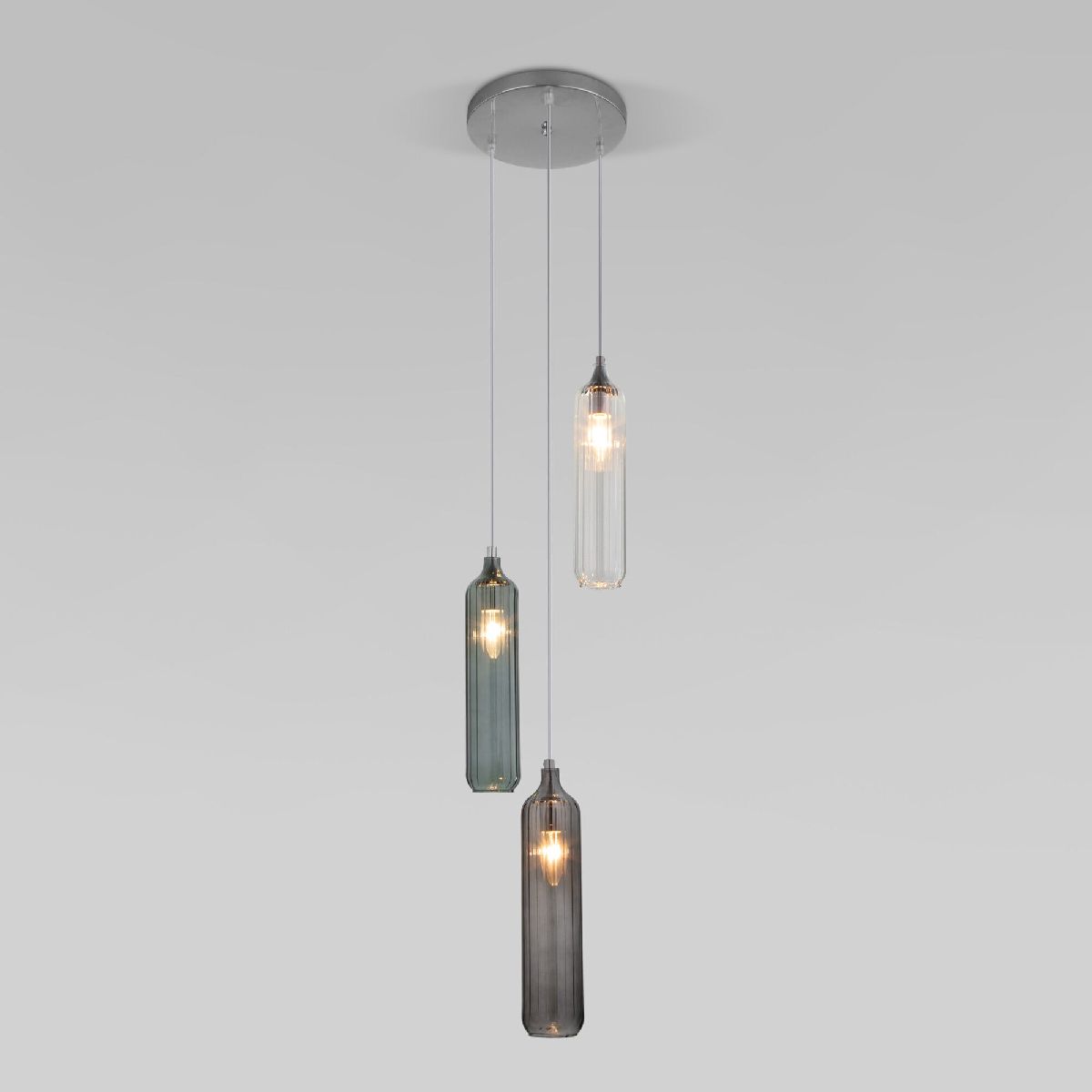 Подвесной светильник Eurosvet Siesta 50252/3 хром Smart a063660