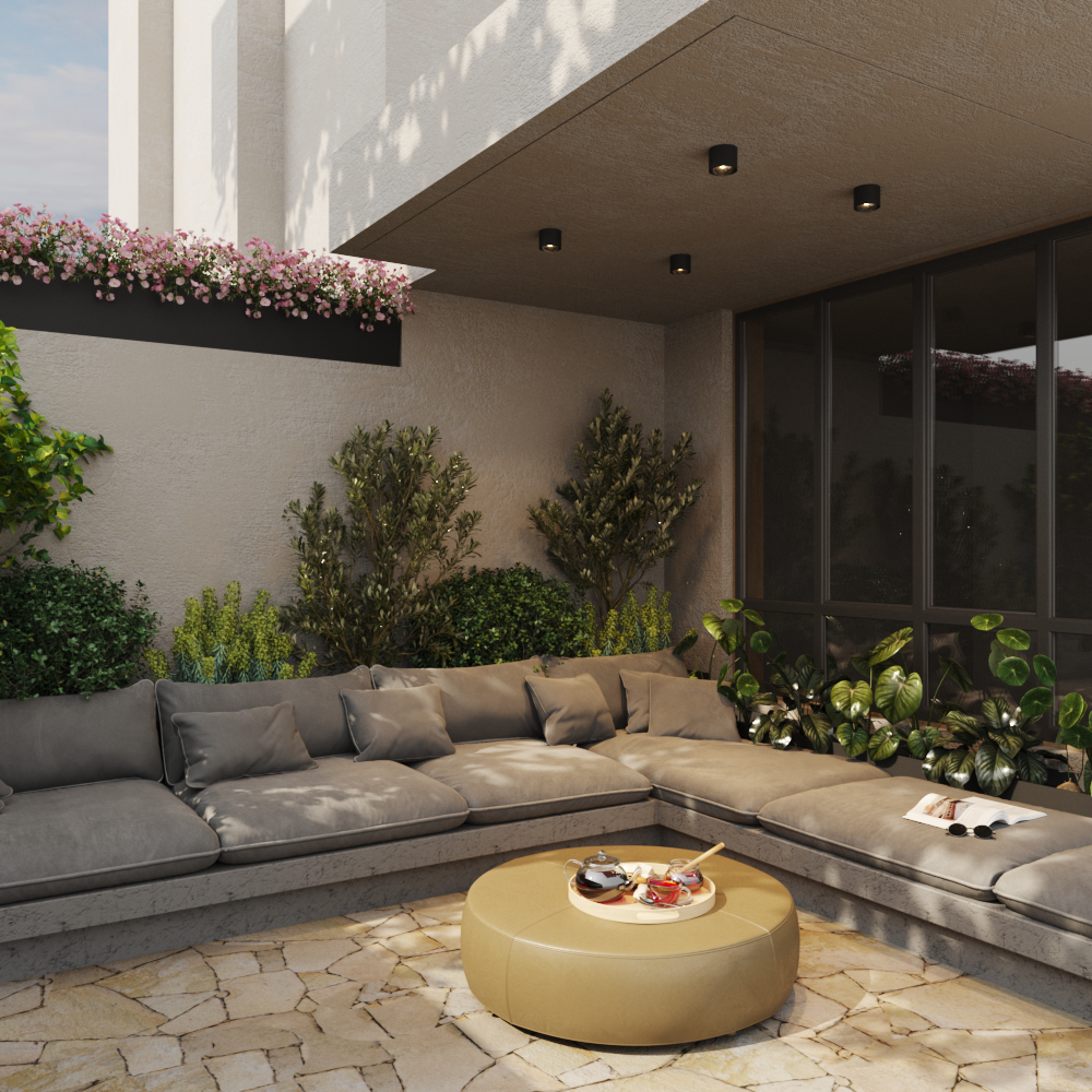 Уличный потолочный светильник Maytoni Lumina O498CL-L7B3K