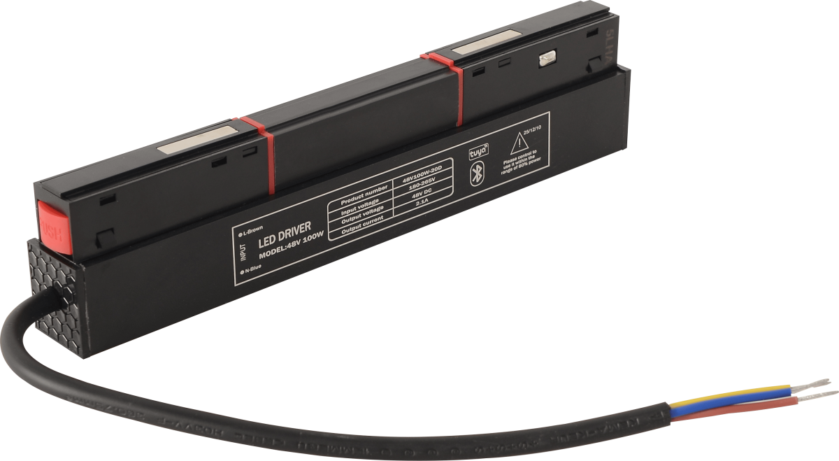 Драйвер для магнитного шинопровода Crystal lux 48V, 100W CLT 0.203 08 BL SMART