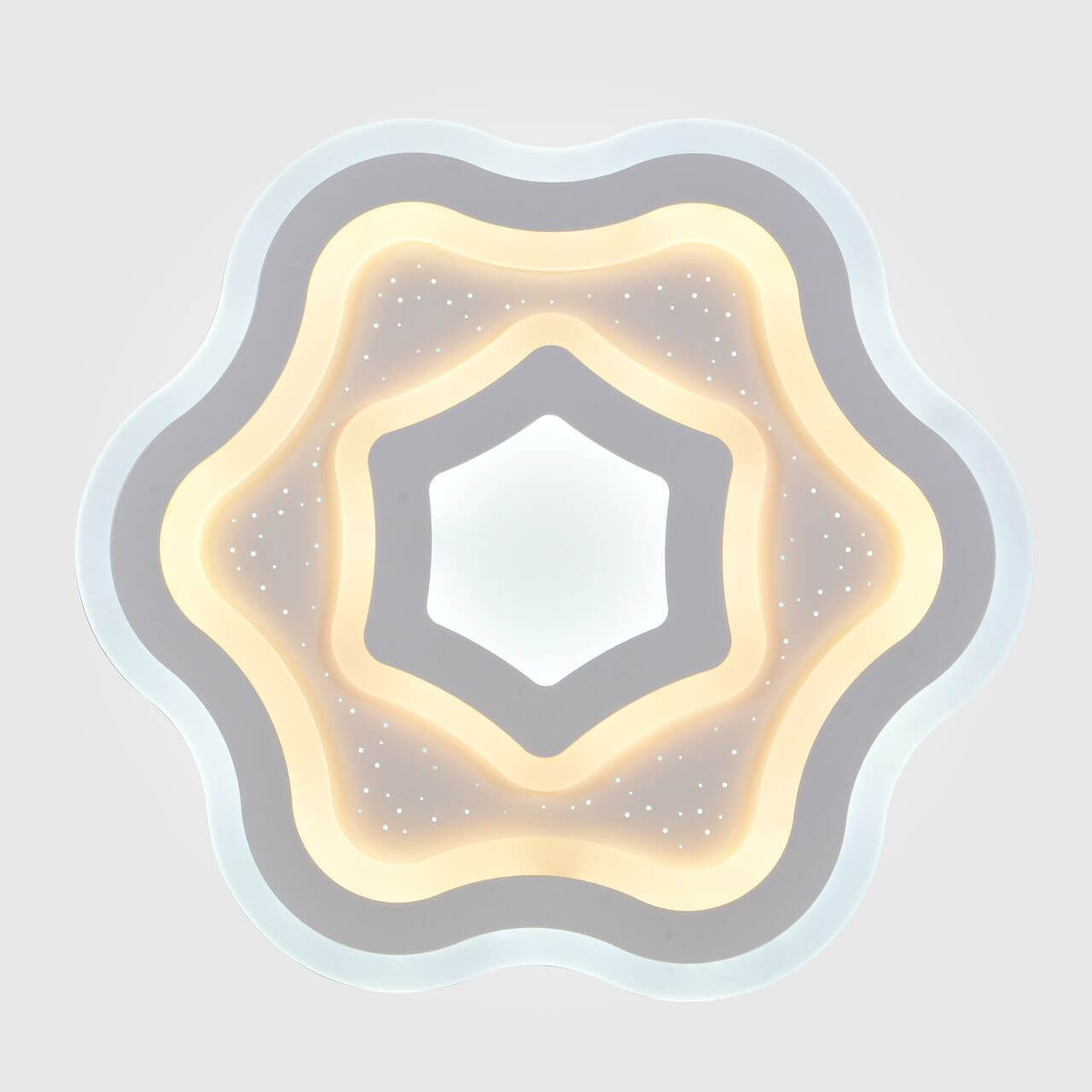 Потолочный светодиодный светильник Eurosvet Siluet 90151/5 белый