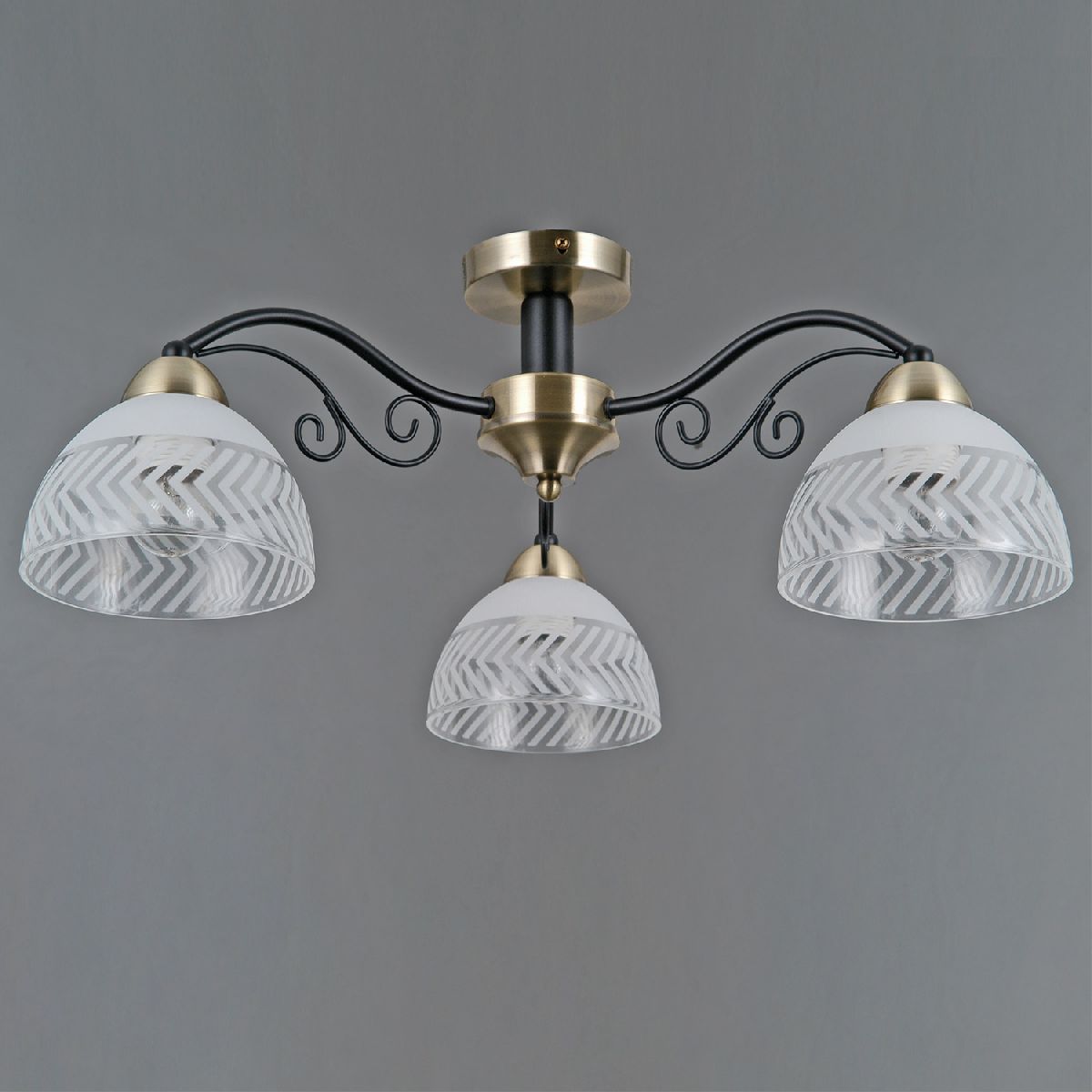 Потолочная люстра Illumico IL0435-3CSQ-24 BK AB SPICA