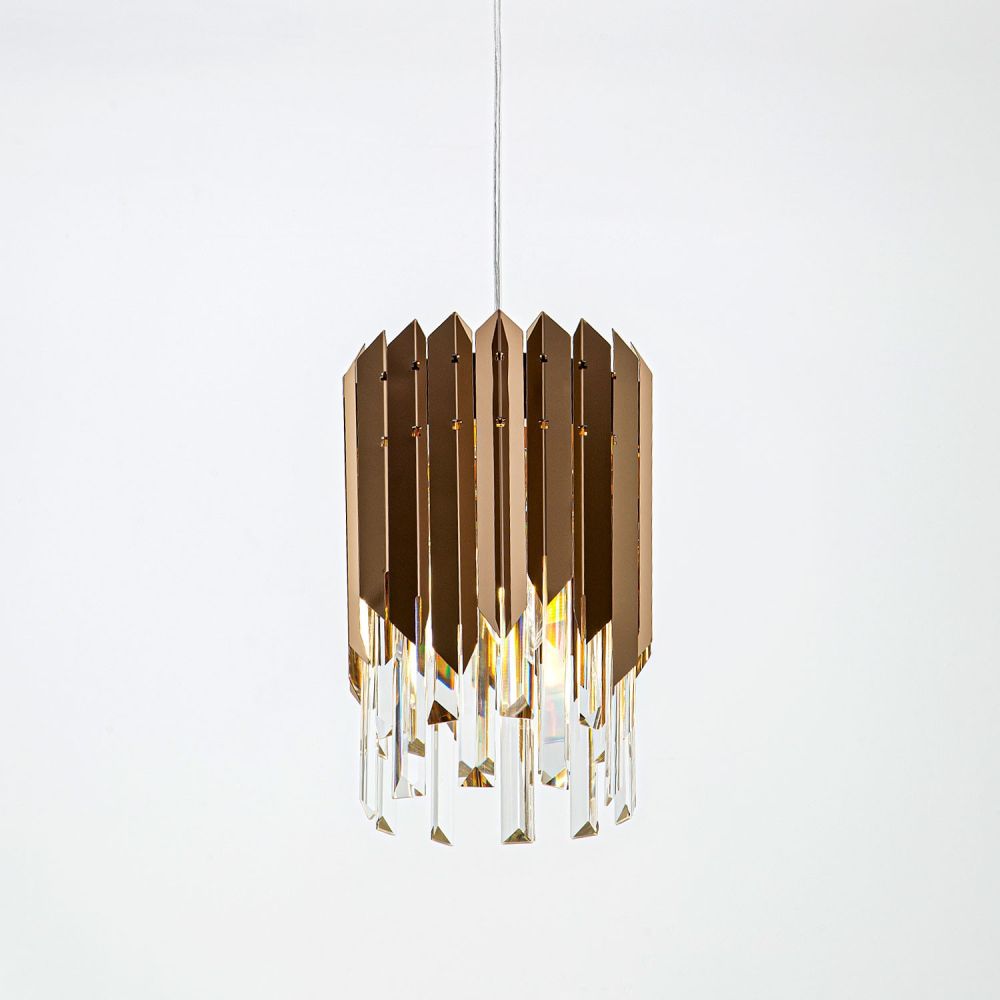 Подвесной светильник хрустальный Modelux ML.20208.1 GD