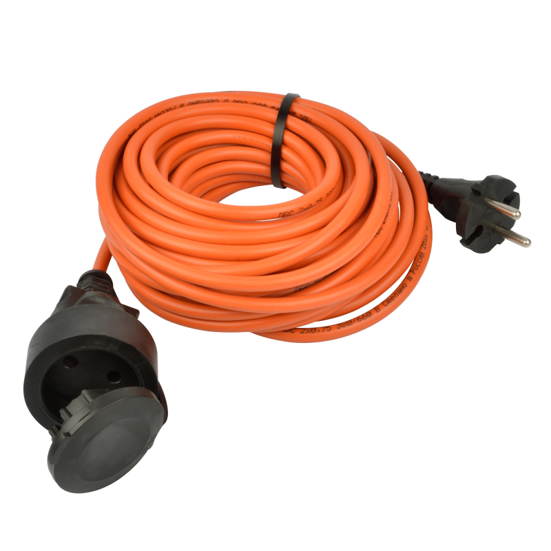Удлинитель Uniel UG /UCK-1N/2x0,75/30M/O IP44 ORANGE UL-00009860