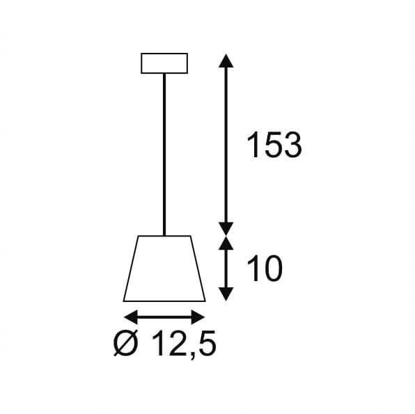 Настенный светильник SLV Plastra Cone WL 148061