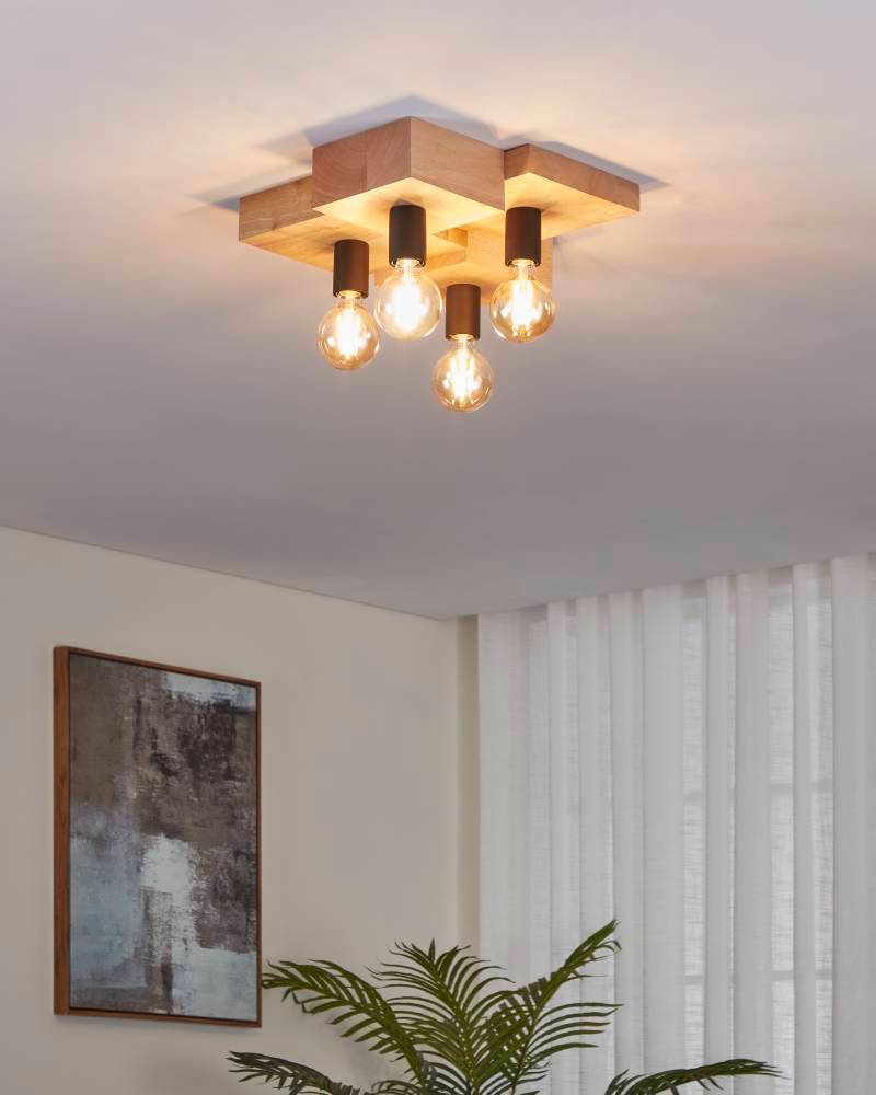 Потолочный светильник лофт Eglo Halkin 43798