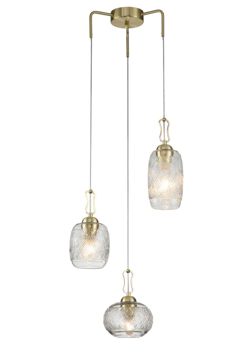 Подвесная люстра Indigo Pizzo 13007/3P Gold V000291