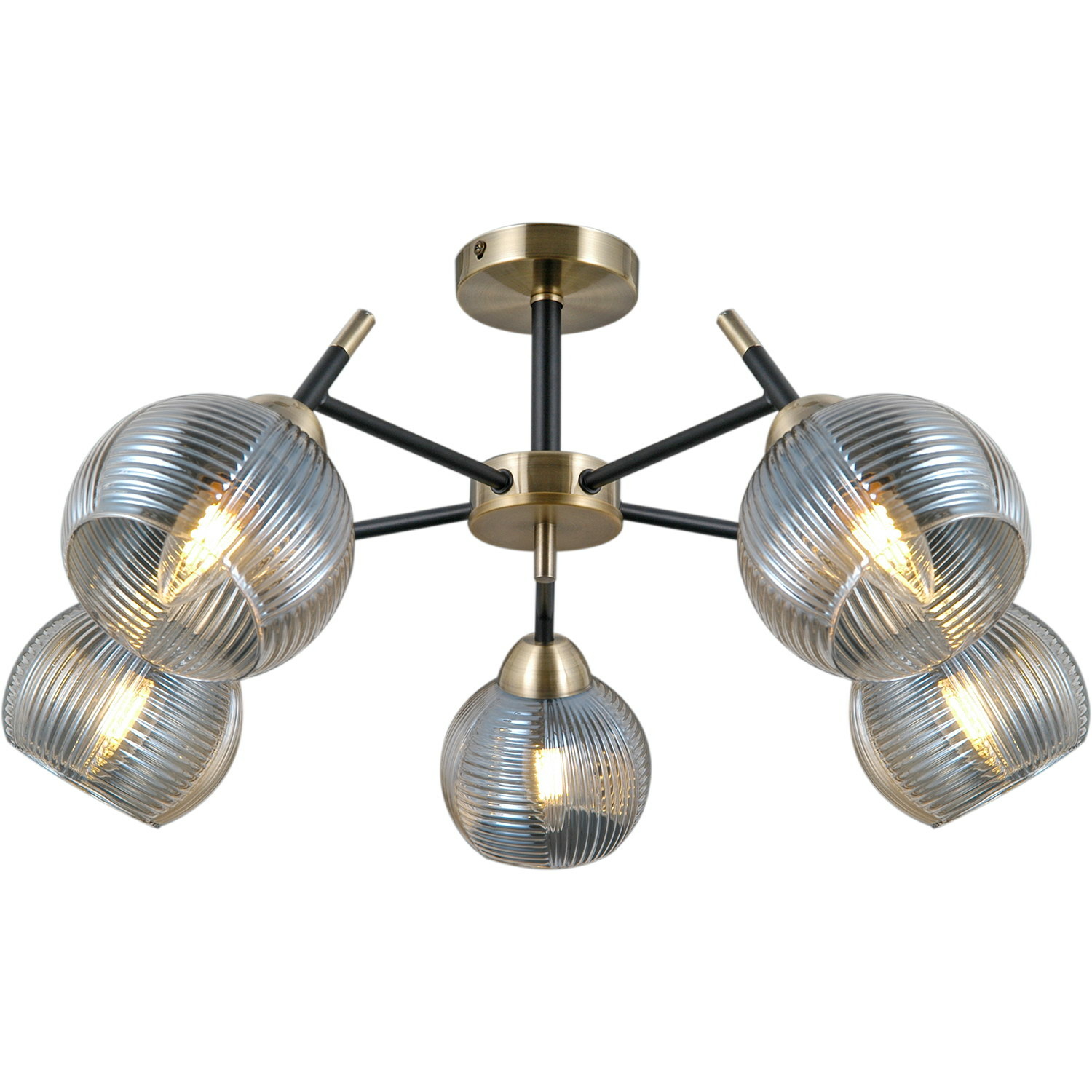 Люстра на штанге Illumico IL0375-5CSQ-79 AB BK