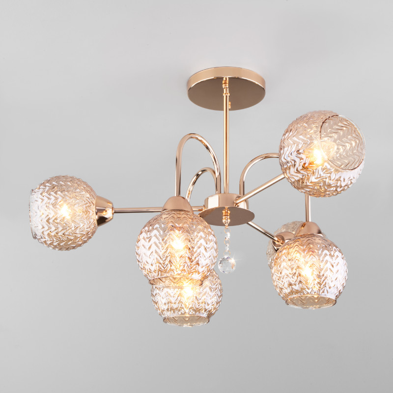 Люстра на штанге Eurosvet Ottawa 30175/6 золото