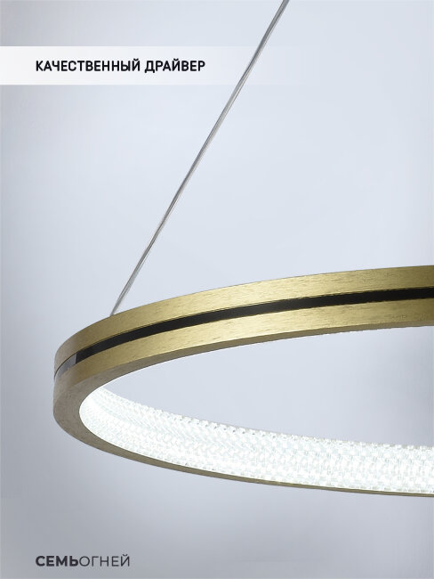 Подвесной светильник Seven Fires Andris SF5025/1P-MGD-BK