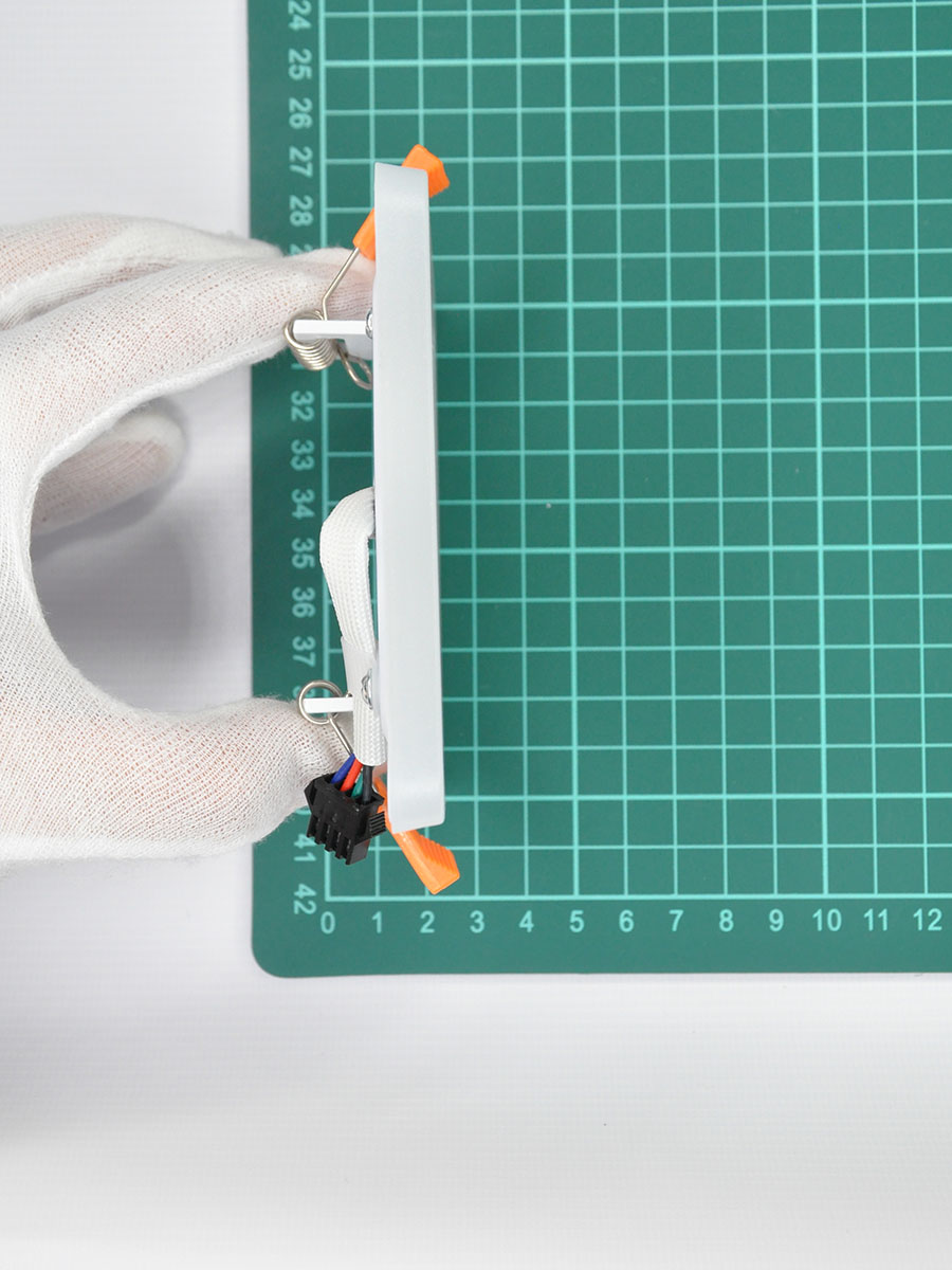 Встраиваемый светильник Elvan VLS-304SQ-3/2W-NH-Bl-Wh