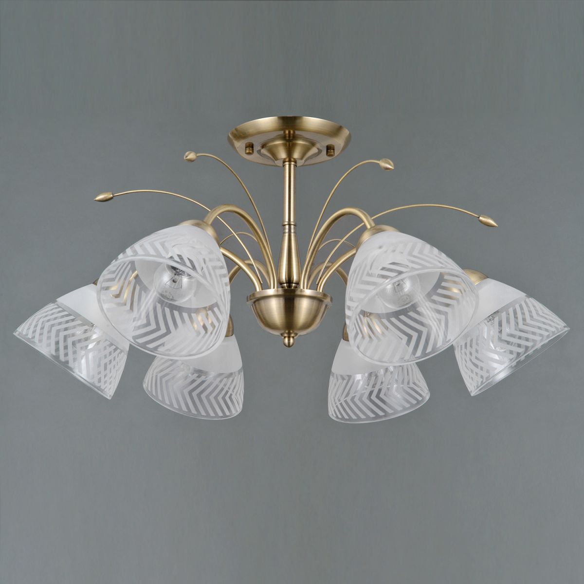 Люстра на штанге Illumico IL0594-6CSQ-25 AB AREZZO