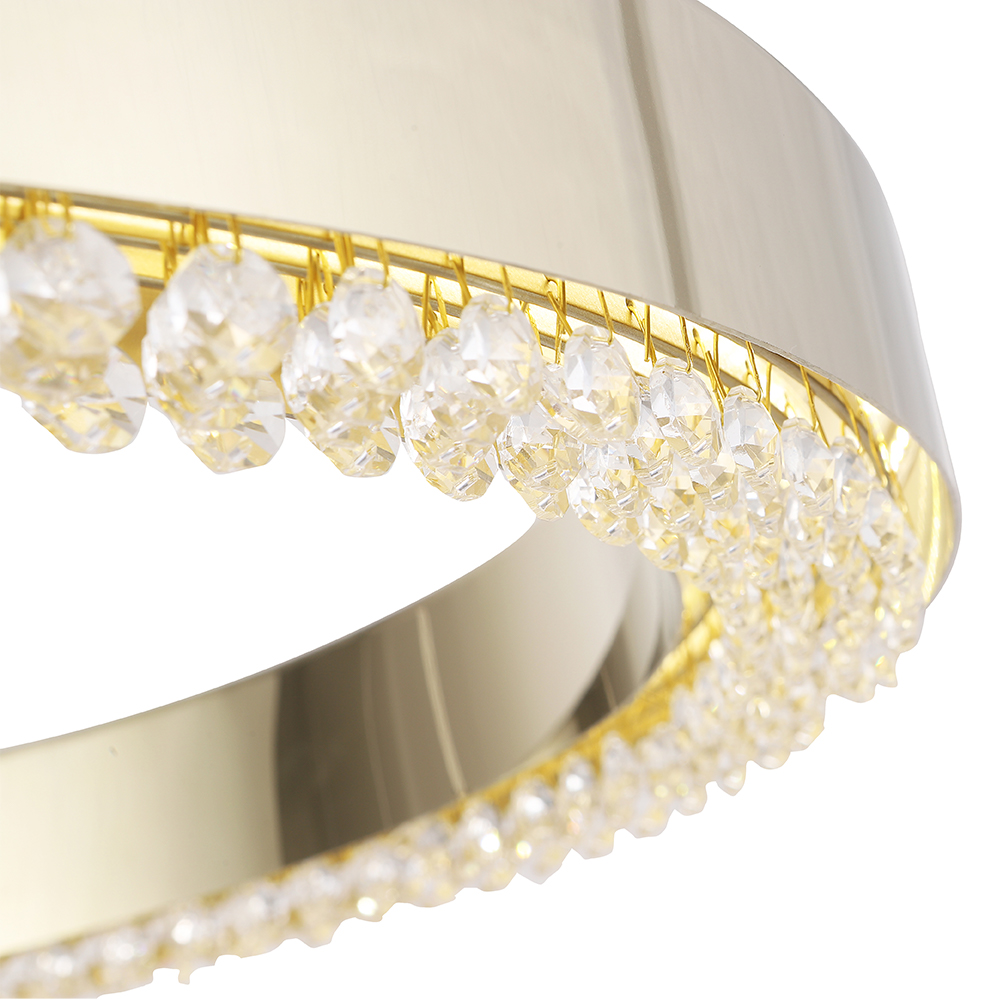 Подвесная люстра Crystal Lux SATURN SP30W LED GOLD