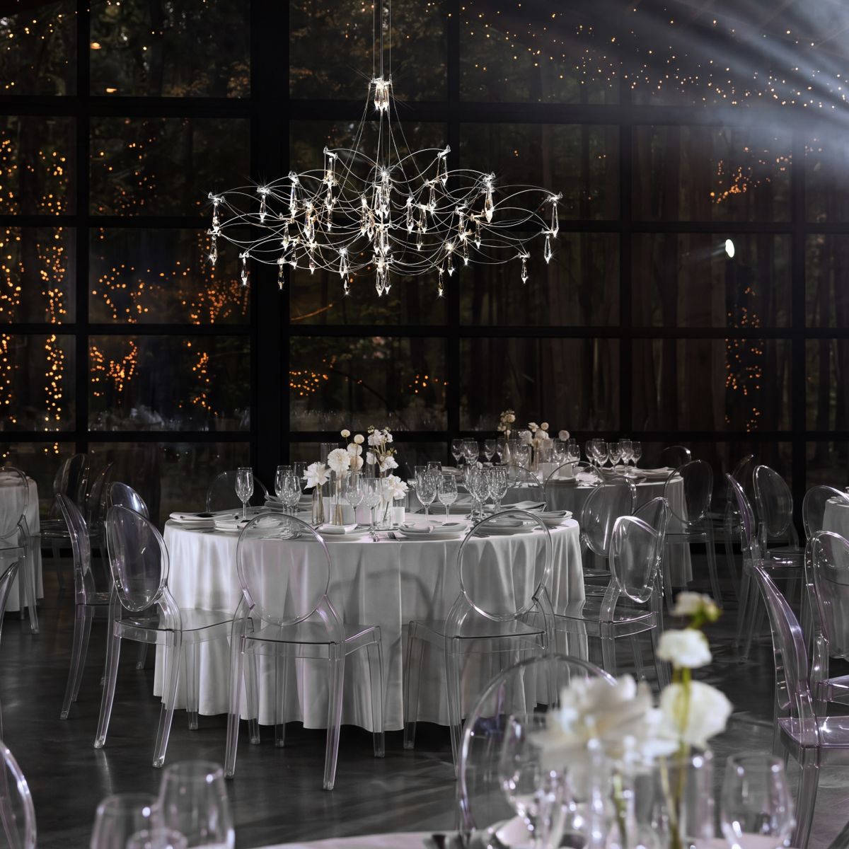 Подвесная люстра Loft IT Mira 10588/800 Silver Asfour