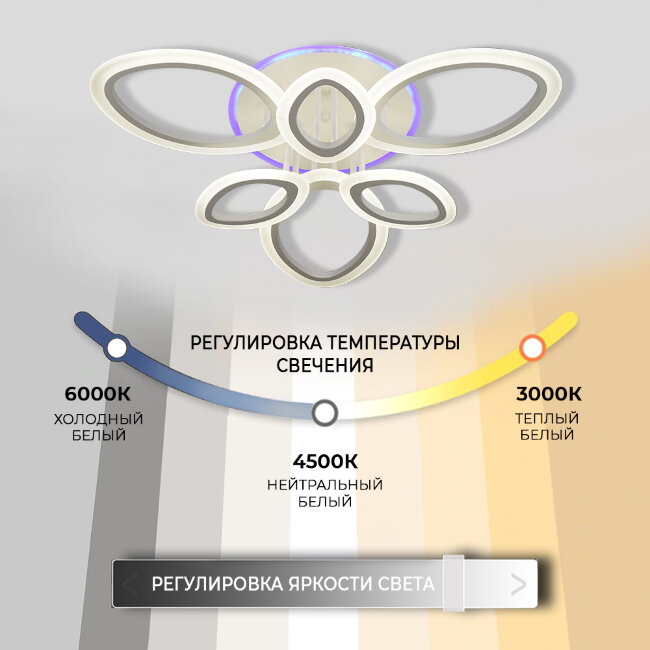 Потолочная люстра Wedo Light Salve 75328.01.09.06RGB