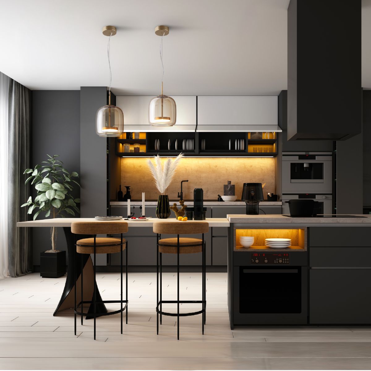 Подвесной светильник Maytoni Madmen MOD128PL-L6AM