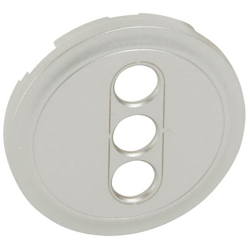 Лицевая панель Legrand Celiane розетки аудио/видео RCA титановая 068513